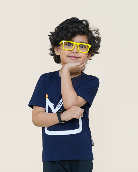 Crown T-shirt – DK Blue