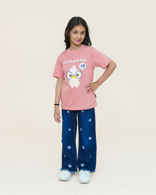Sweet Bird T-Shirt – LT Pink