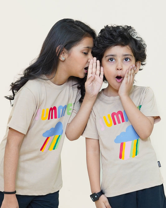 Summer Vibes T-shirt – Beige