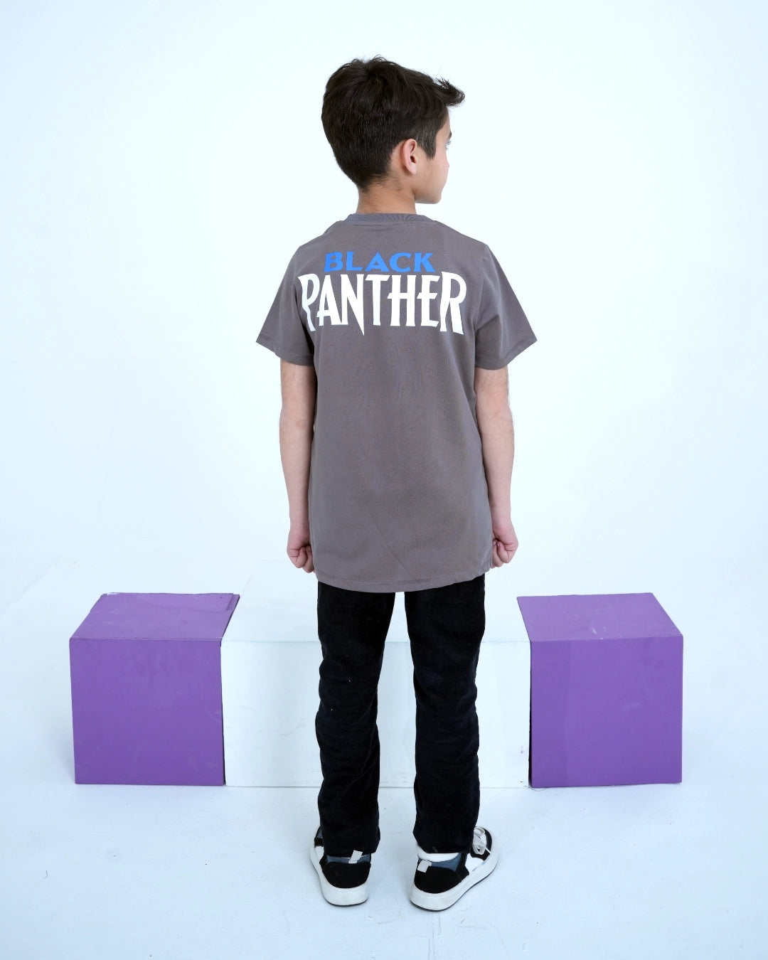 Black Panther Charcoal Grey T-shirt