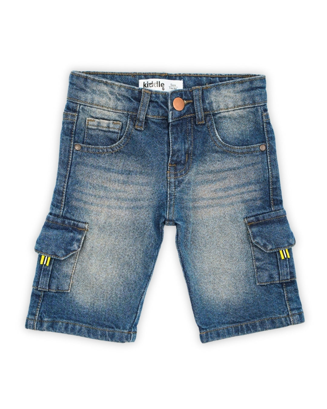 Cargo Denim Shorts – Blue