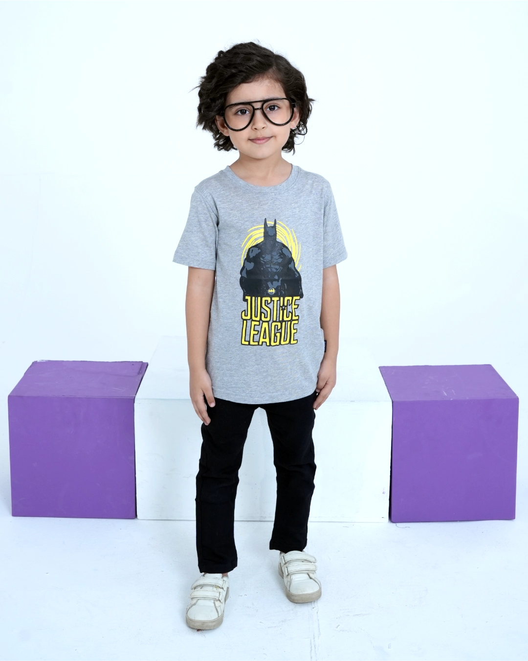 Justice League T-shirt – Grey