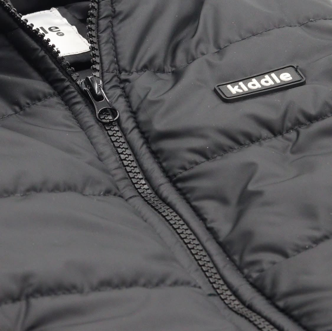 Black Sleeveless Puffer Jacket