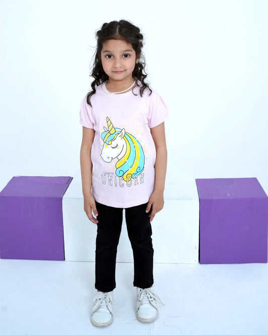 Unicorn T-shirt – LT Pink