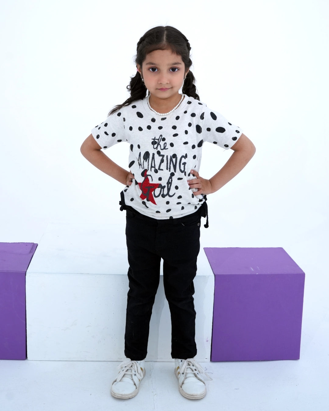 Grey 'The Amazing Girl' T-shirt