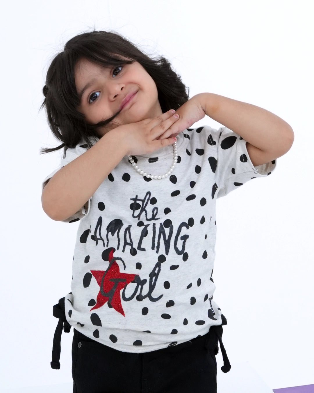 Grey 'The Amazing Girl' T-shirt