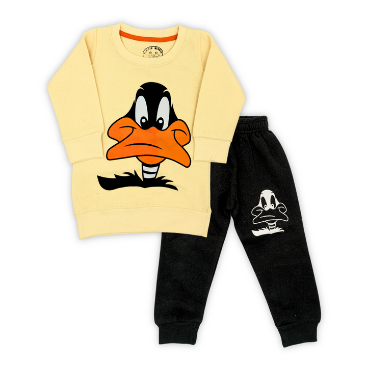 Daffy Duck Yellow/Black Tracksuit - Boys Tracksuits
