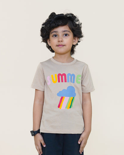 Summer Vibes T-shirt – Beige