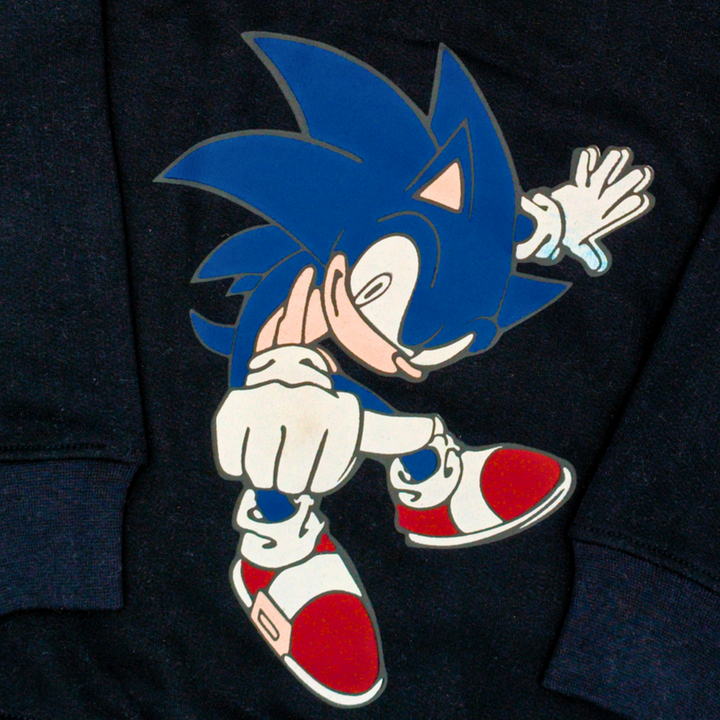 Sonic The Hedgehog Navy Fleece Tracksuit - Kids Tracksuits - Winters - Kiddle