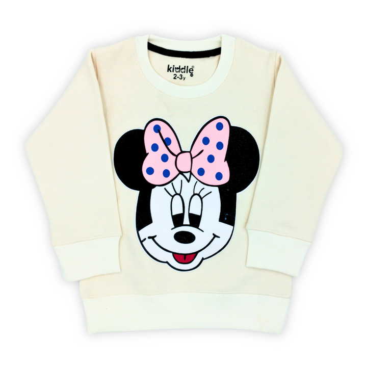 Minnie Off-white Fleece Tracksuit - Tracksuit Pakistan - Winters