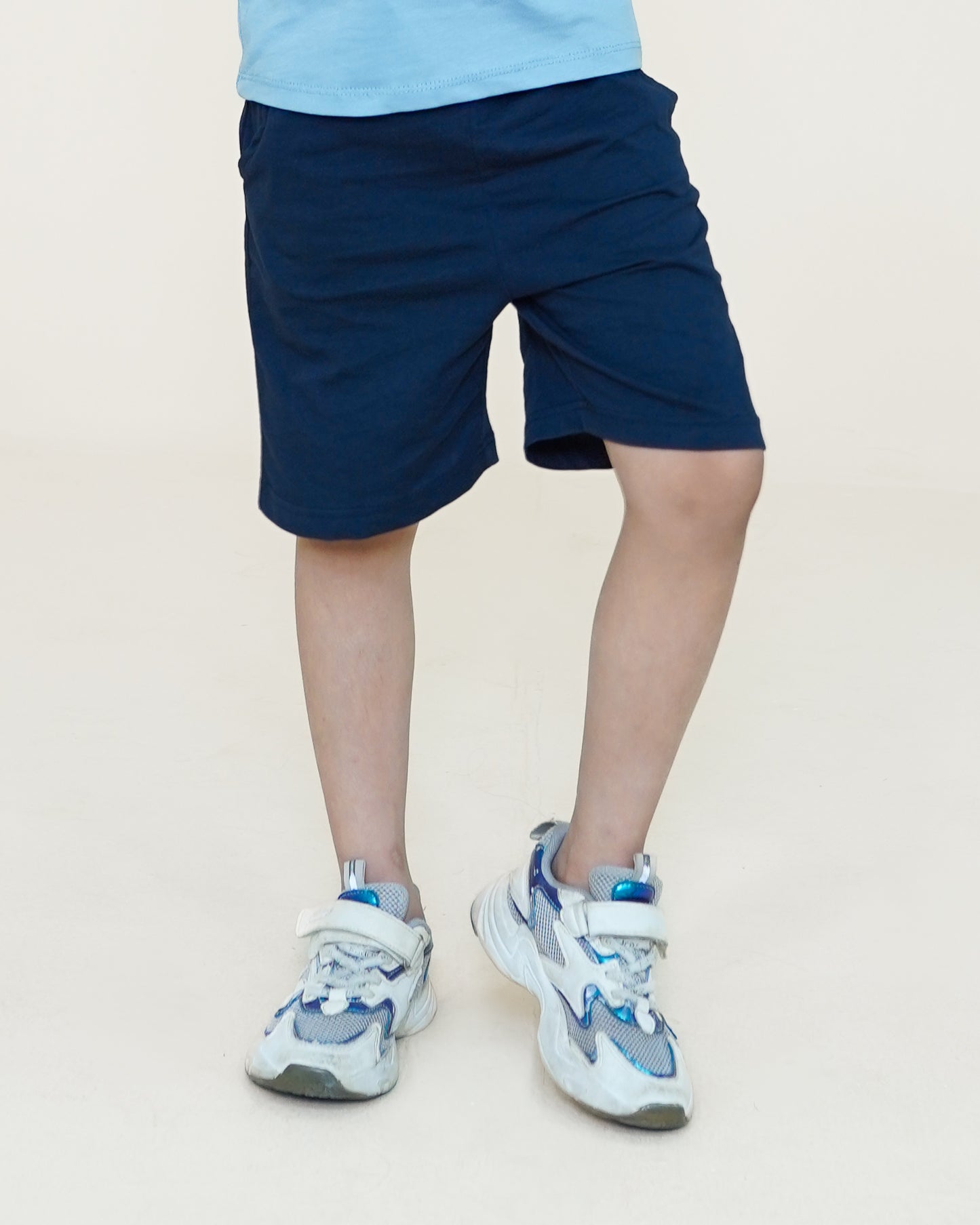 Cotton Shorts – Navy Blue