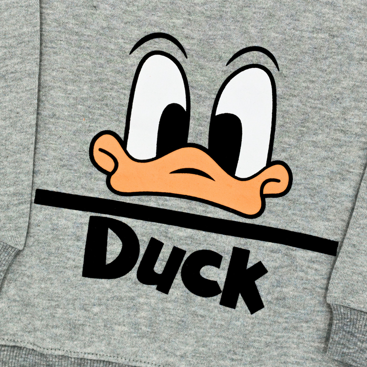 Donald Duck Heather Grey/Black Fleece Tracksuit - Best Tracksuits in Pakistan- Winters