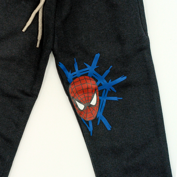 The Amazing Spiderman Yellow/Black Fleece Tracksuit  - Best Tracksuits in Pakistan - Winters - Kiddle