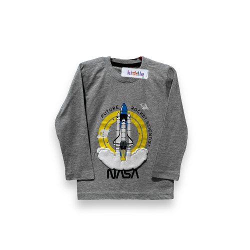 Full Sleeve NASA T-Shirt - Top T Shirt Brands in Pakistan