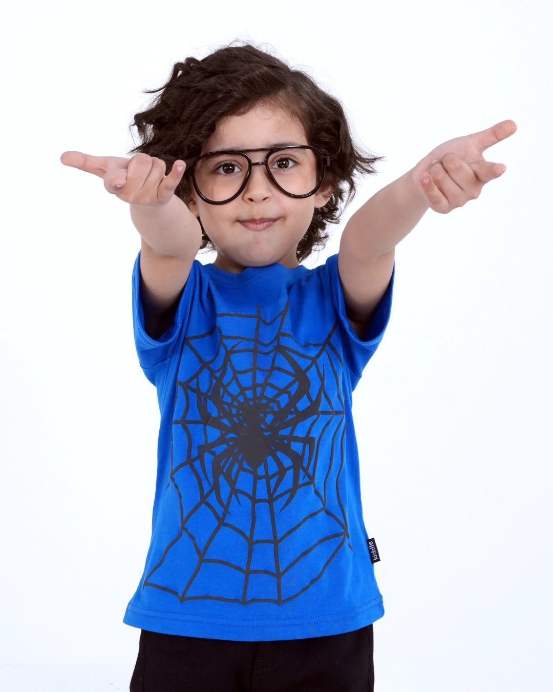 Blue Spider Web T-Shirt