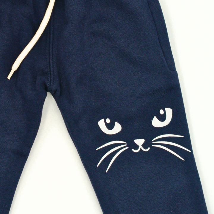 Cat Face Navy Fleece Tracksuit - Tracksuit Price in Pakistan - Winters