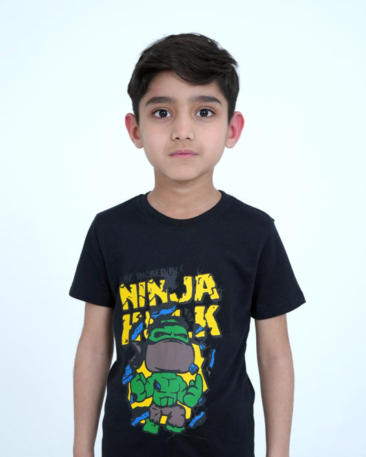 Black 'Ninja Hulk' T-shirt