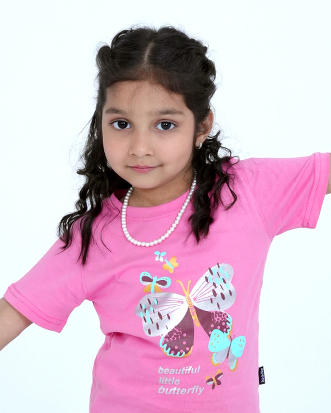 Fuchsia Pink Butterfly T-shirt