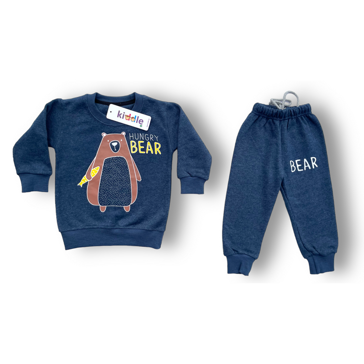 Hungry Bear Blue Tracksuit- Imported Tracksuits in Pakistan
