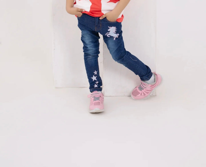 Girls Embroided Unicorn Jeans - Jeans Pent