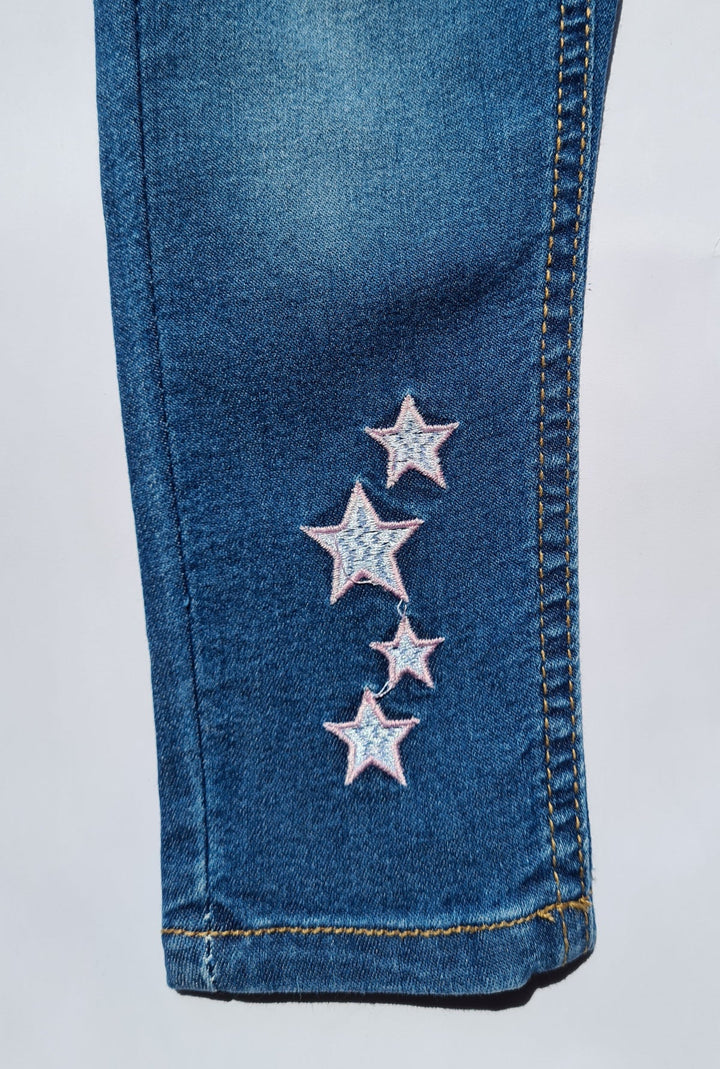 Girls Embroided Unicorn Jeans - Jeans Pent