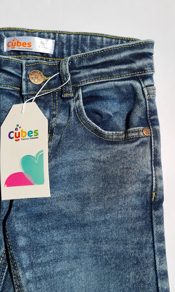 Girls Bell Bottom Blue - Jeans for Girls - Jeans
