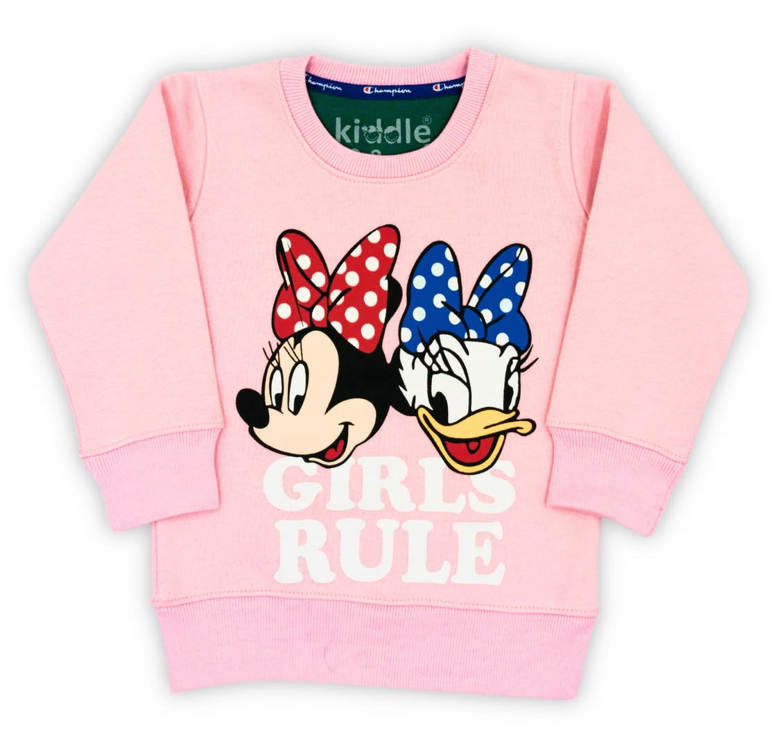 Girls Rule Pink Sweatshirt