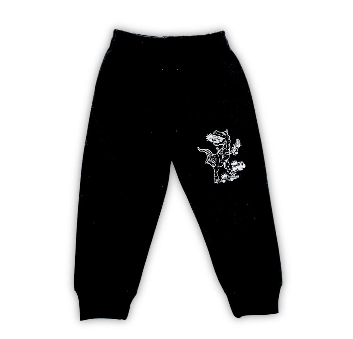 Angry Dino Red/Black Tracksuit Fleece - Winters