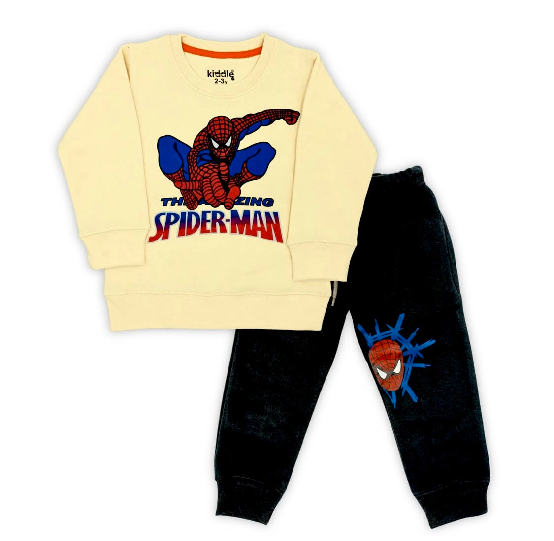 The Amazing Spiderman Yellow/Black Fleece Tracksuit - Winters
