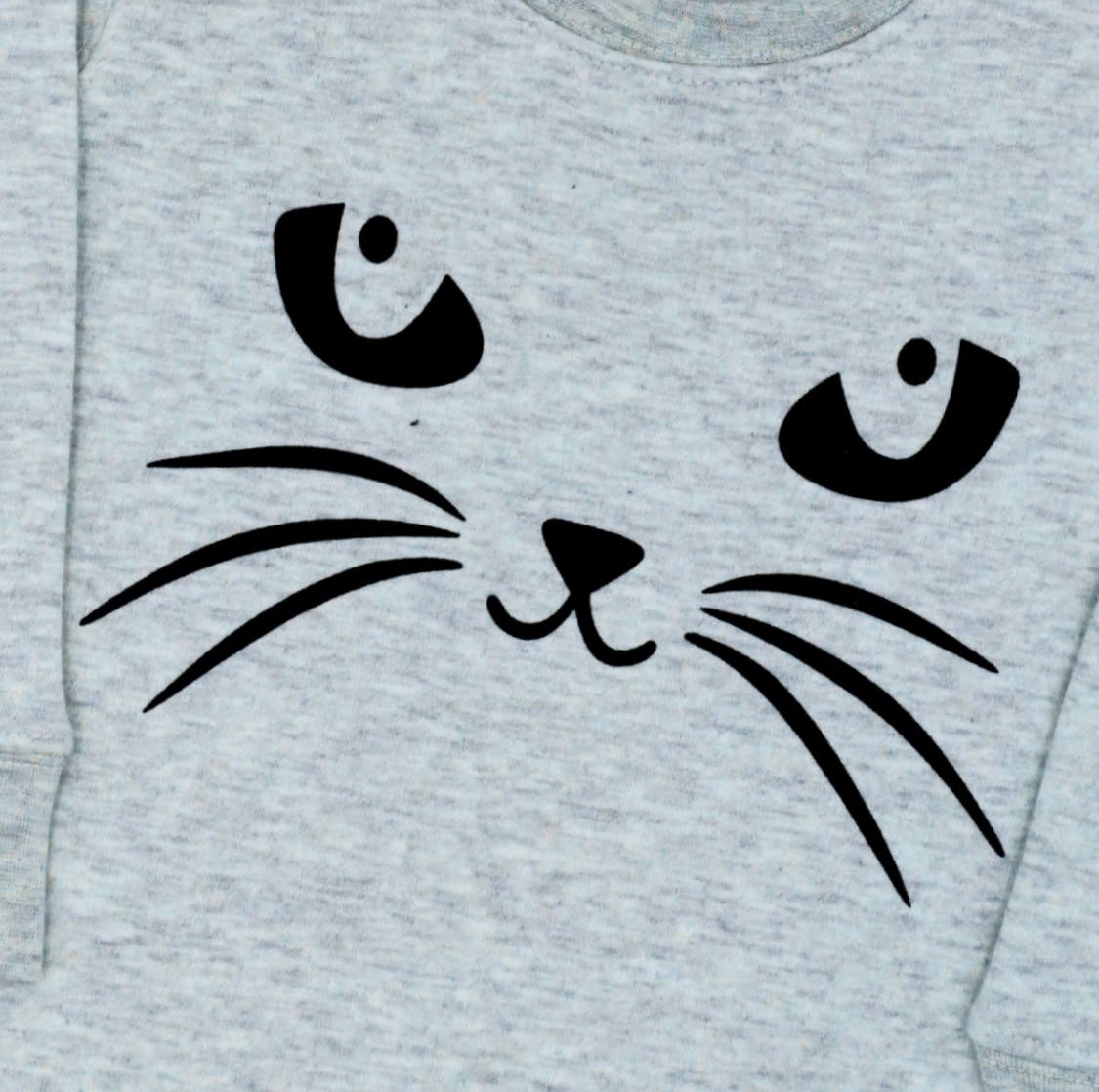 Cat Face Heather Grey Tracksuit - Winters