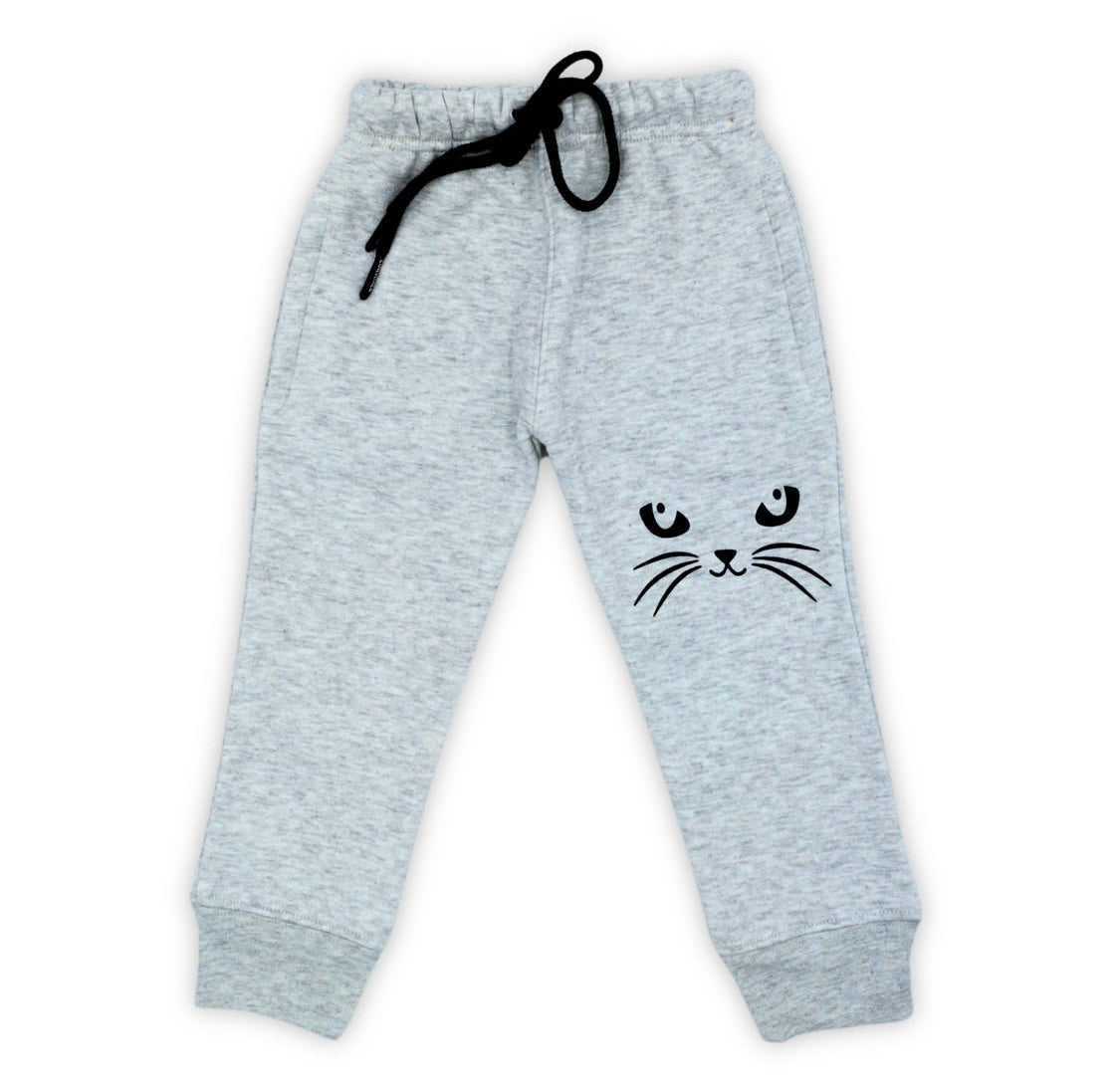 Cat Face Heather Grey Tracksuit - Winters