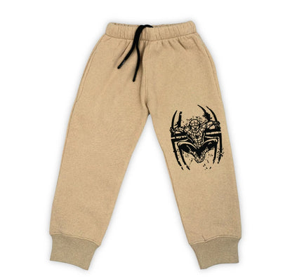 Spiderman Beige Fleece Tracksuit - Winters