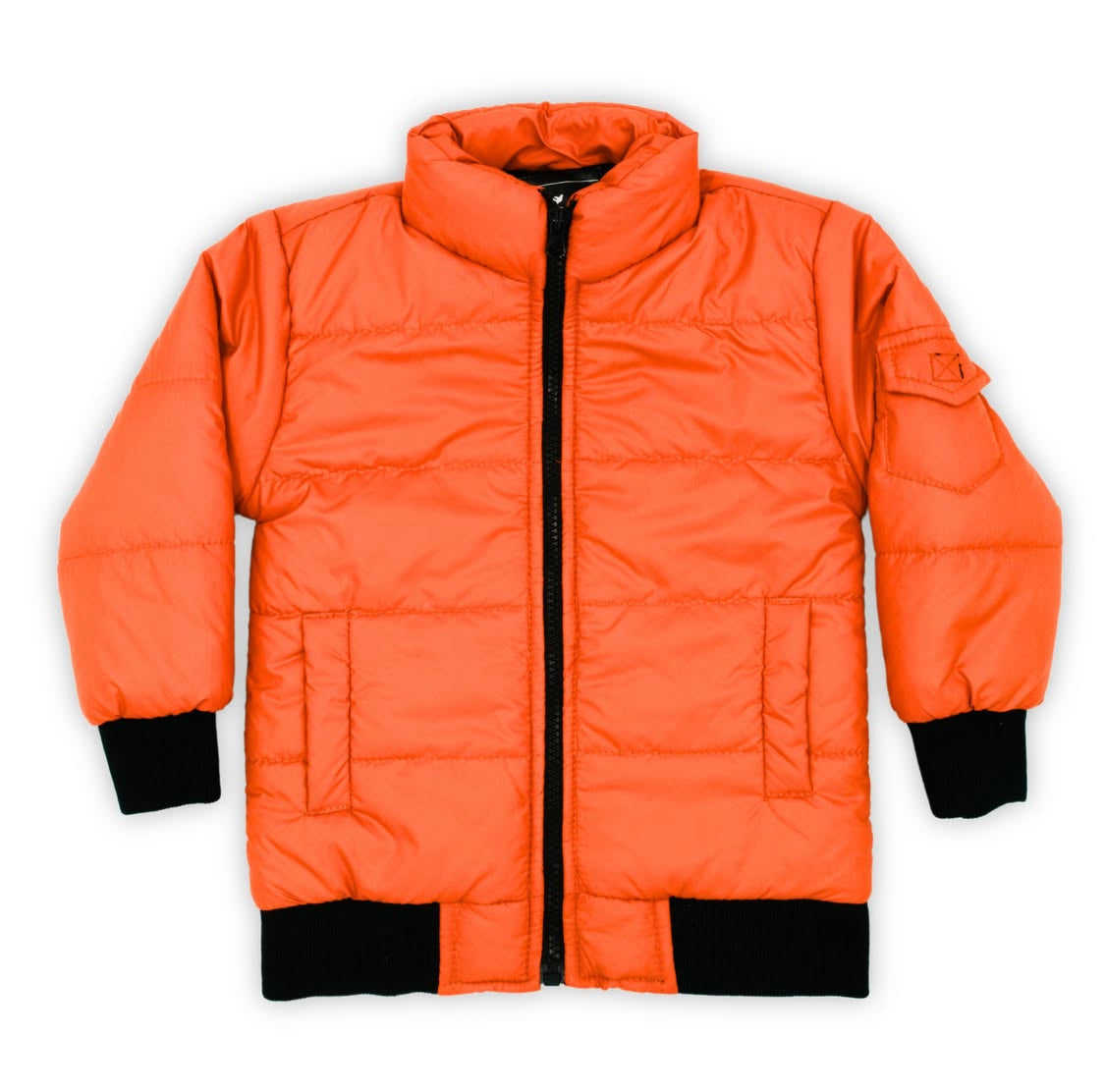 Orange Puffer Jacket