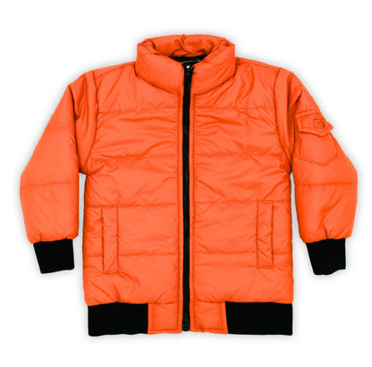 Orange Puffer Jacket