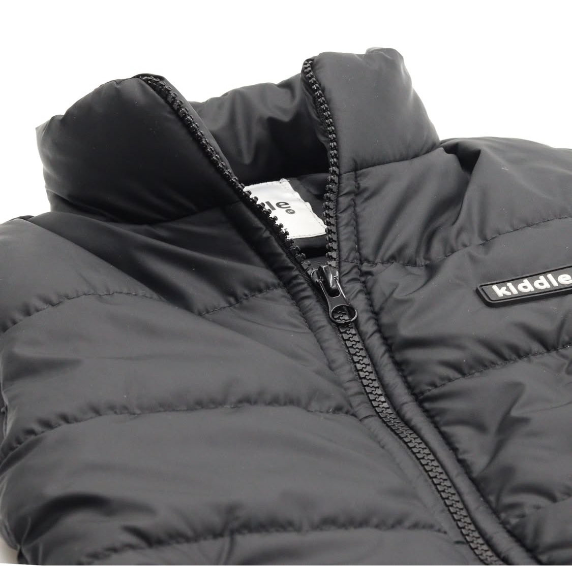 Black Sleeveless Puffer Jacket