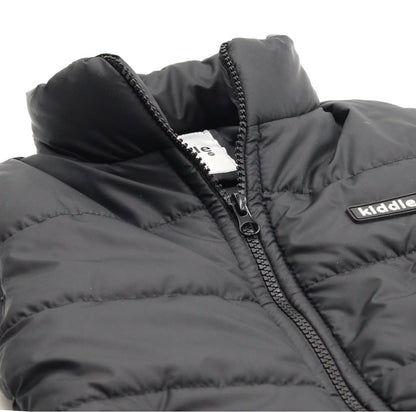 Black Sleeveless Puffer Jacket