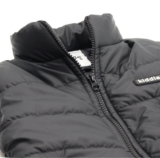 Black Sleeveless Puffer Jacket