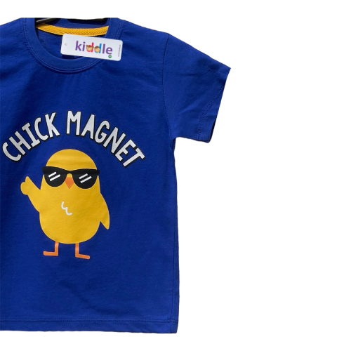 T-Shirt Chick Magnet Blue 😎 Colour - T Shirts in Pakistan for Sale - Kiddle