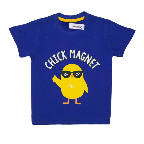 T-Shirt Chick Magnet Blue 😎 Colour - T Shirts in Pakistan for Sale - Kiddle