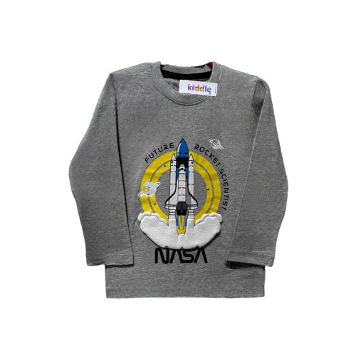 Full Sleeve NASA T-Shirt - Top T Shirt Brands in Pakistan