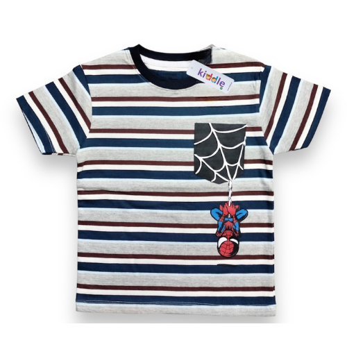 T-Shirt Hanging Spiderman - Summer Shirts - Kiddle