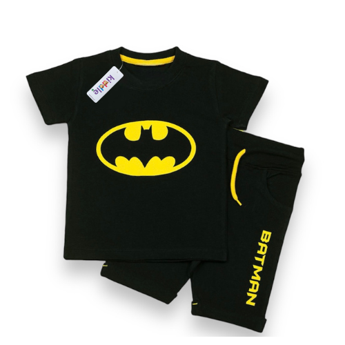 Batman Black Twinset - Summer Tracksuit for Kids - Summers
