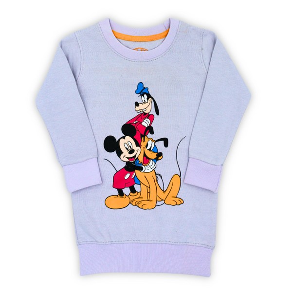 Mickey Family Purple Sweatshirt - Sweatshirt for Girls