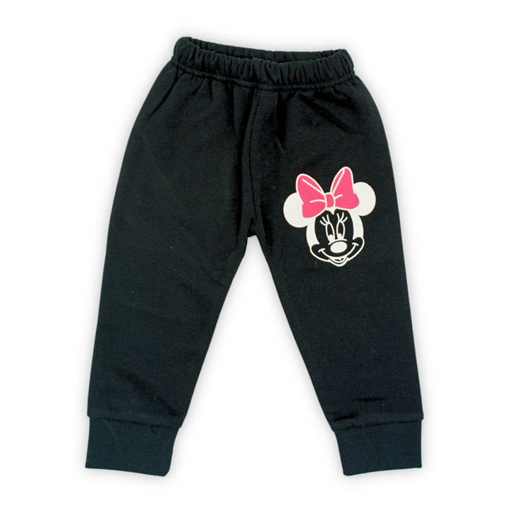 Minnie Faces White/Black Fleece Tracksuit - Girls Tracksuit - Winters