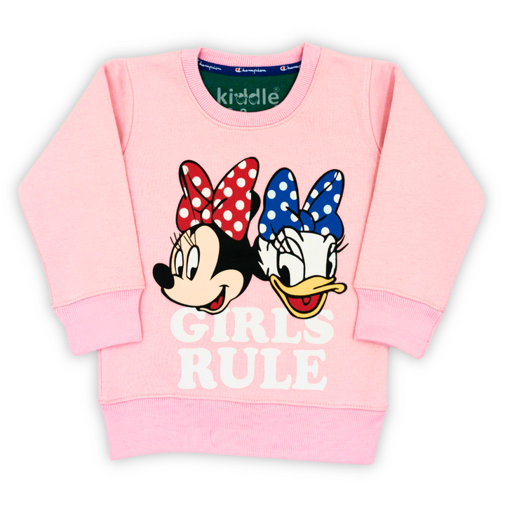 Girls Rule Pink Sweatshirt - Sweatshirts in Pakistan