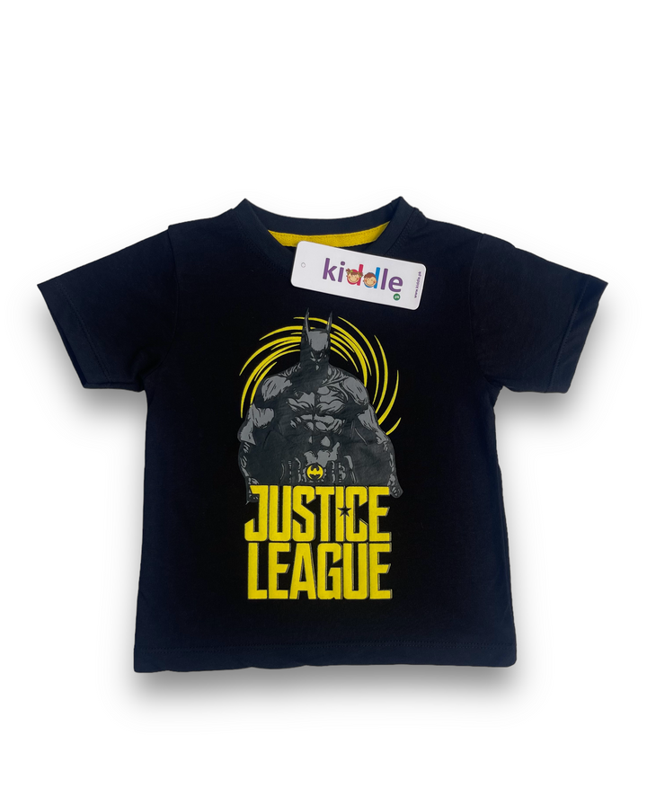 T-Shirt Justice League Black - T Shirts in Karachi - Kiddle