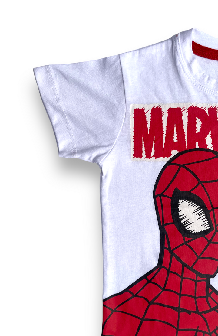 T-Shirt Marvel White - Best T Shirts Brands in Pakistan - Kiddle