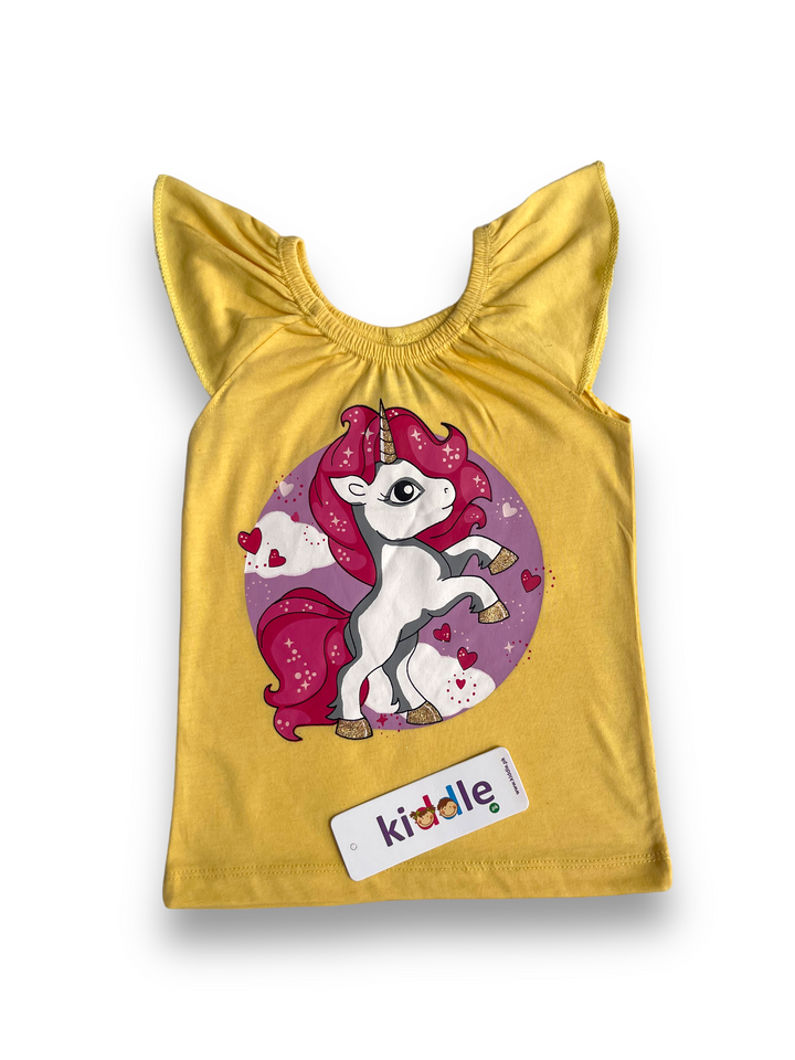 T-Shirt Unicorn Yellow - Best T Shirts in Karachi - Kiddle