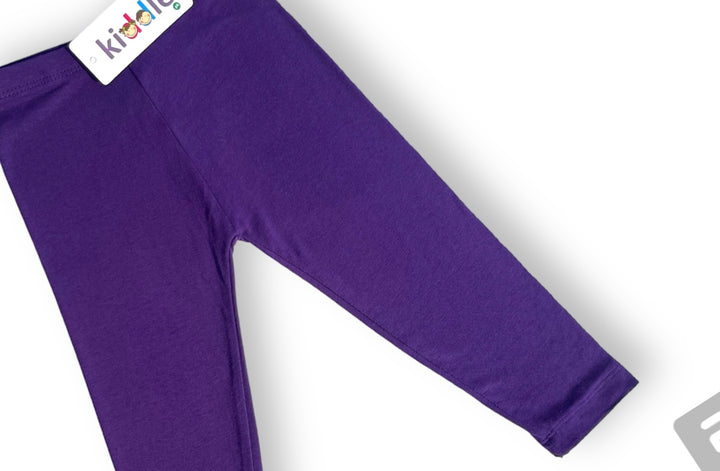 Stretchable Purple Tights - Girls Tights - Winters - Kiddle