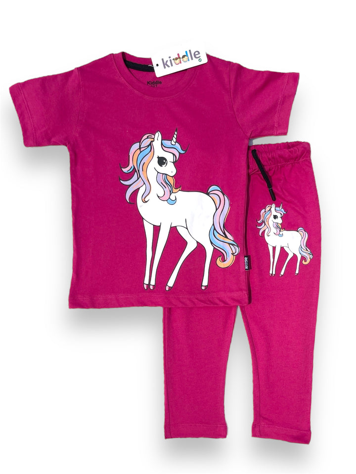 Unicorn Pink Twinset - Twinset Kidswear - Summers - Kiddle